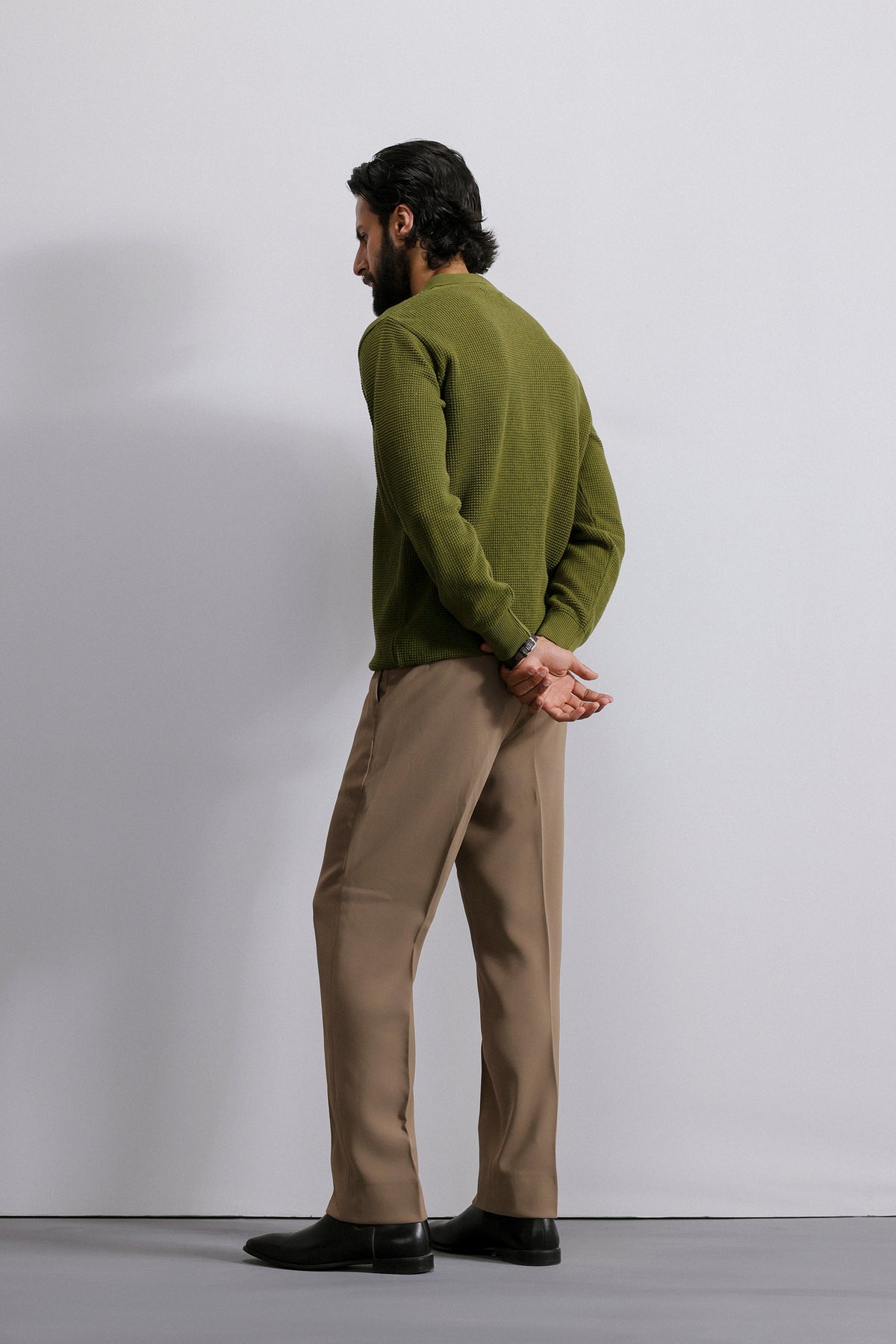 Estate Pearl Knit Polo Sweater
